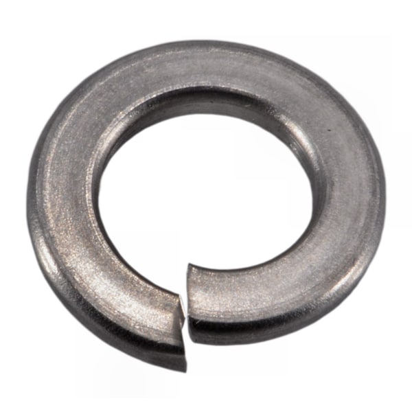 Midwest Fastener Split Lock Washer, For Screw Size 8 mm 18-8 Stainless Steel, Plain Finish, 25 PK 38965 - main